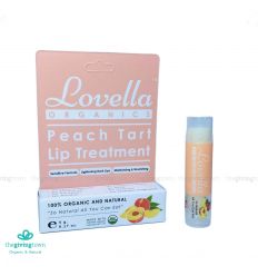 ลิปบาล์ม กลิ่นพีช Lovella Organics Peach Tart Lip Treatment