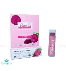 Lovella Organics Tinted Lip Balm - Sweet Potato Pink