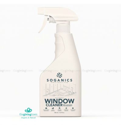 SOGANICS สเปรย์ทำความสะอาดกระจก Eco-Friendly Window Spray Cleaner