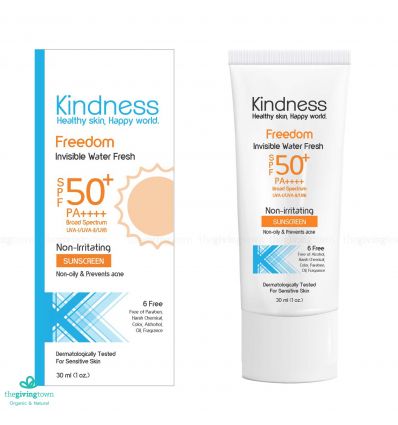 ครีมกันแดด Kindness Freedom Invisible Water Fresh Sunscreen SPF50+ PA++++