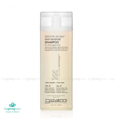 Giovanni แชมพู Eco Chic Smooth As Silk Deep Moisture Shampoo 250 มล.