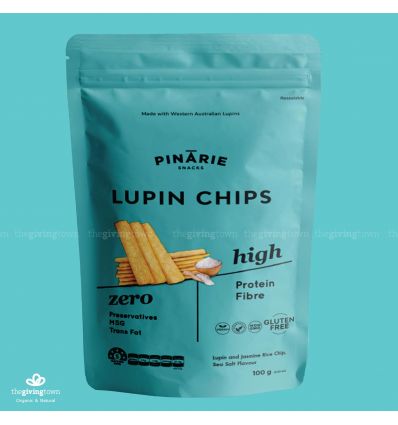 Pinarie Snacks Lupin Chips Sea Salt รสเกลือ 100 gm