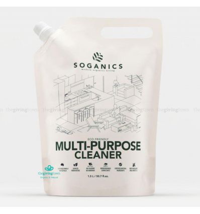 SOGANICS REFILL แบบเติม สเปรย์ทำความสะอาด เอนกประสงค์ Eco-Friendly Multi-Purpose Spray Cleaner