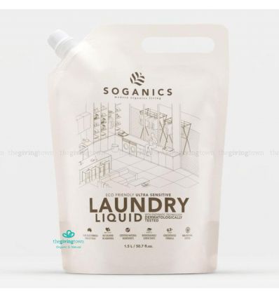 SOGANICS REFILL แบบเติม น้ำยาซักผ้า Eco-Friendly Laundry Liquid