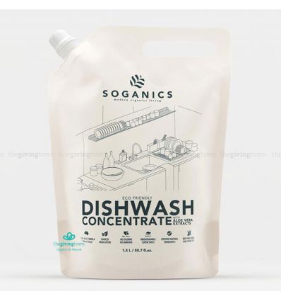 SOGANICS REFILL Eco-Friendly Dishwash Concentrate