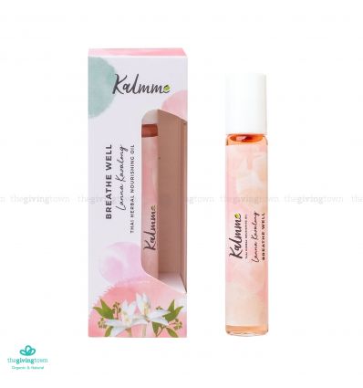 Kalmme Breathe Well Thai Herbal Essential Oil Spot Roller - Lanna Kasalong