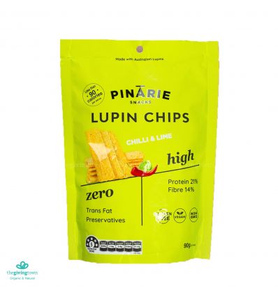 Pinarie Snacks Lupin Chips Onion & chive 100 gm