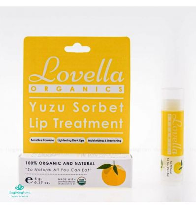 ลิปบาล์ม Lovella Organics Yuzu Sorbet
