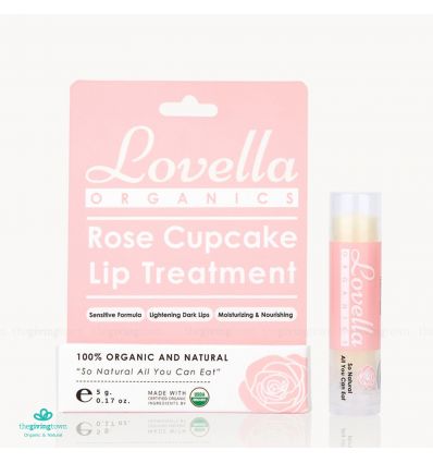 ลิปบาล์ม Lovella Organics - Rose Cupcake