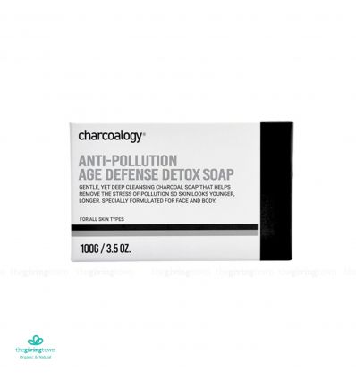 Charcoalogy - Bamboo Charcoal Detoxifying Face and Body Bar Soap