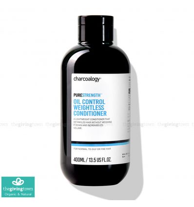 Charcoalogy Hair Conditioner - Bamboo Charcoal Purifying Silicone Free