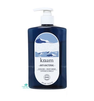 KRAAM Anti-Bacterial Cooling Body Wash (Caffeine & Vanilla) 450 มล.