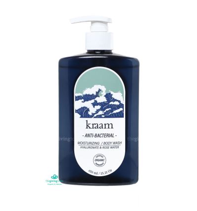 KRAAM Anti-Bacterial Moisturizing Body Wash (Hyaluronate & Rose Water) 450 มล.