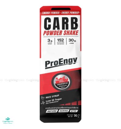 ProEngy Carb Powder Shake คาร์โบไฮเดรตแบบผงชง รสผลไม้รวม 30 กรัม