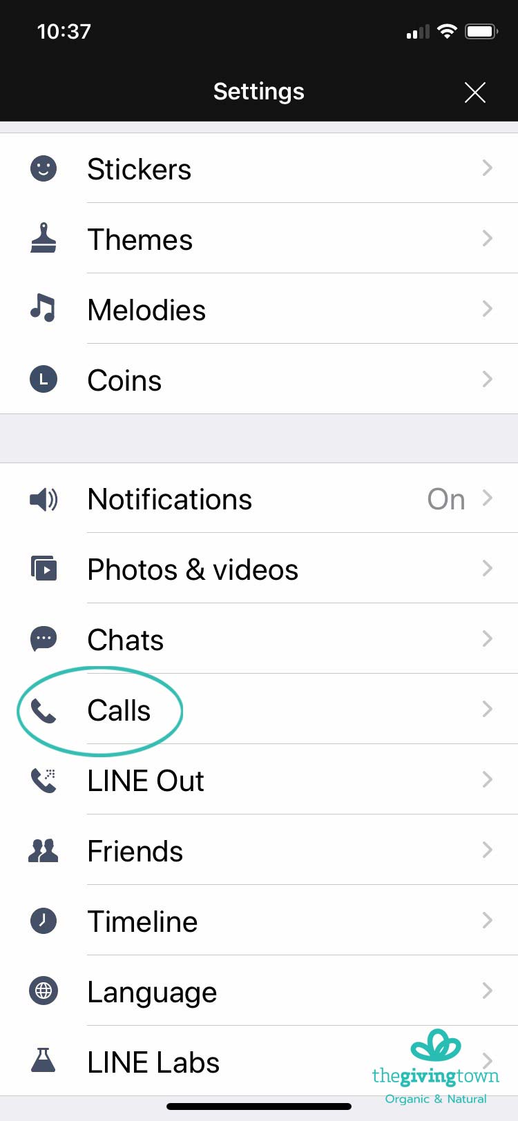การตั้งค่า เปิดการใช้งาน iPhone LINE Integrated Calling โทร LINE ออกจาก รายชื่อ Contact ใน iPhone Step 1