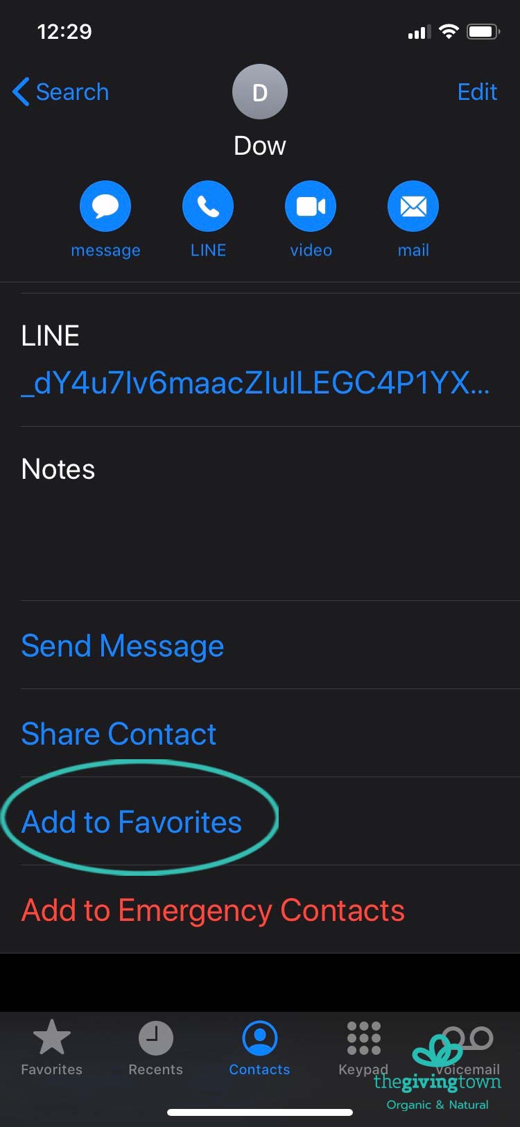 การตั้งค่า เปิดการใช้งาน iPhone LINE Integrated Calling โทร LINE ออกจาก รายชื่อ Contact ใน iPhone Step 11