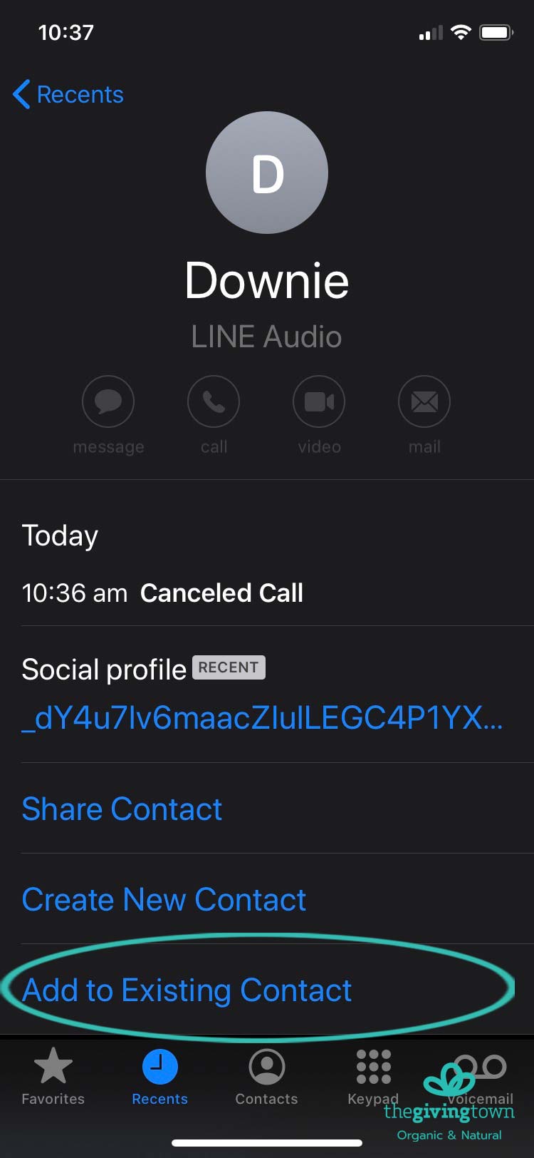 การตั้งค่า เปิดการใช้งาน iPhone LINE Integrated Calling โทร LINE ออกจาก รายชื่อ Contact ใน iPhone Step 4
